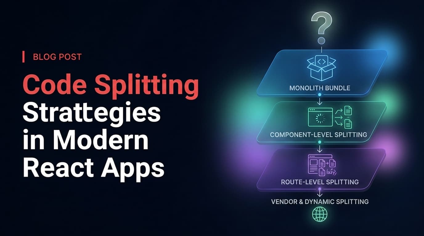 Estratégias de Code Splitting em Aplicações React Modernas