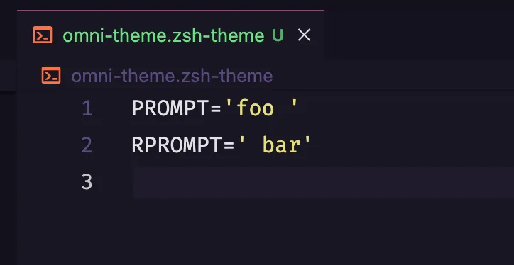 Criando um tema personalizado para o ZSH: criação do novo tema